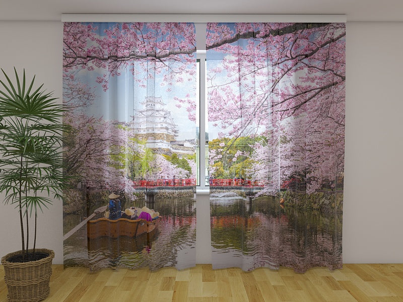 Tende Primavera nel Castello Giapponese di Himeji. Prezzo conveniente