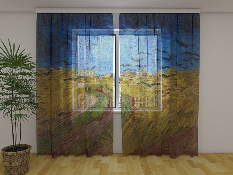 Tende - Campo di Grano con Volo di Corvi Vincent Van Gogh