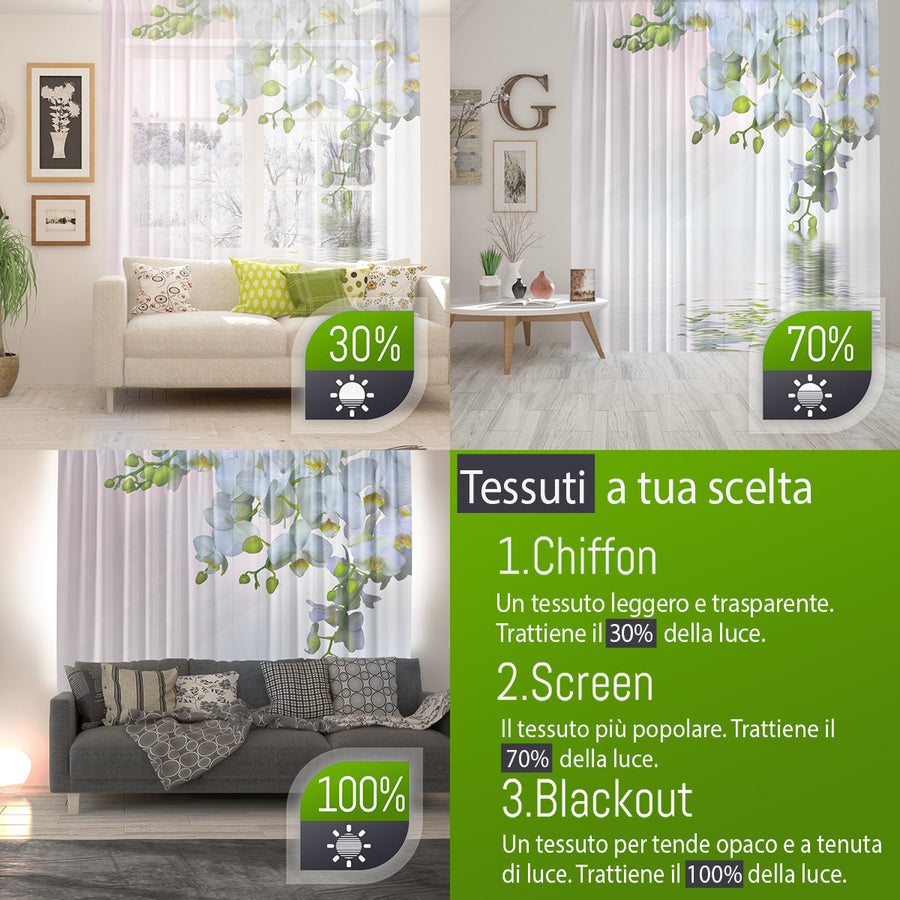 Tende Pittura a Olio Alberi Autunnali Sgargianti