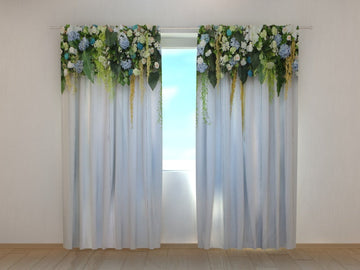 Tende Fiori Cascanti con Nuvole Azzurre