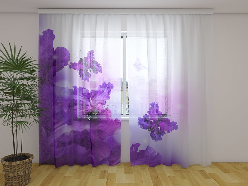 Tende Farfalle Viola Magiche