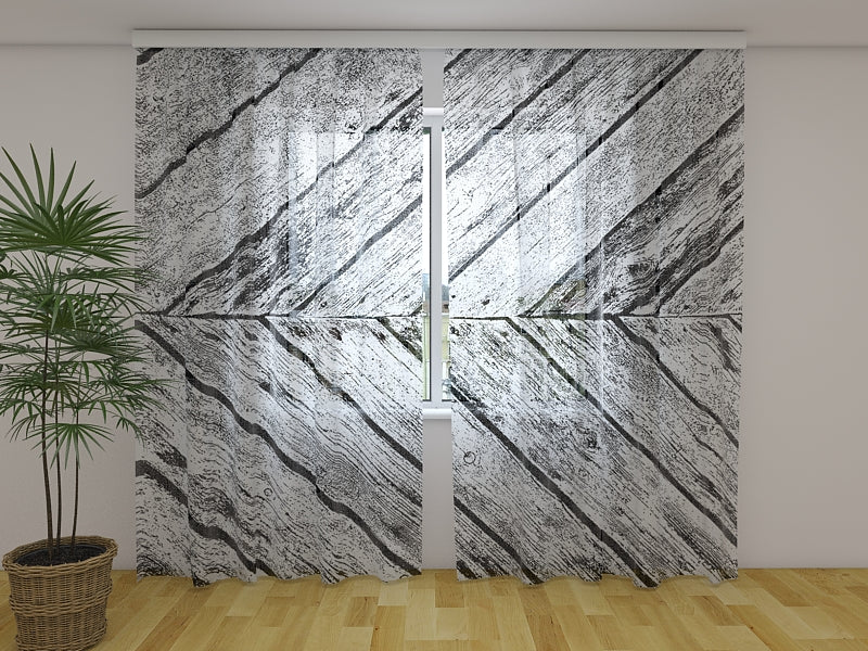 Tende Legno Invecchiato Grigio