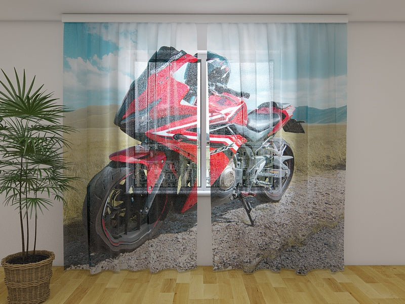 Tende Moto Honda Rossa