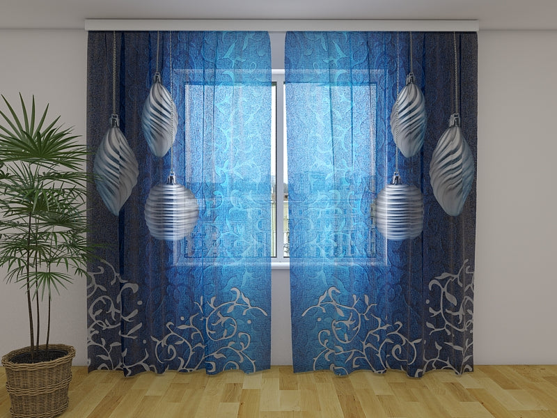 Tende Decorazione Natalizia in Argento