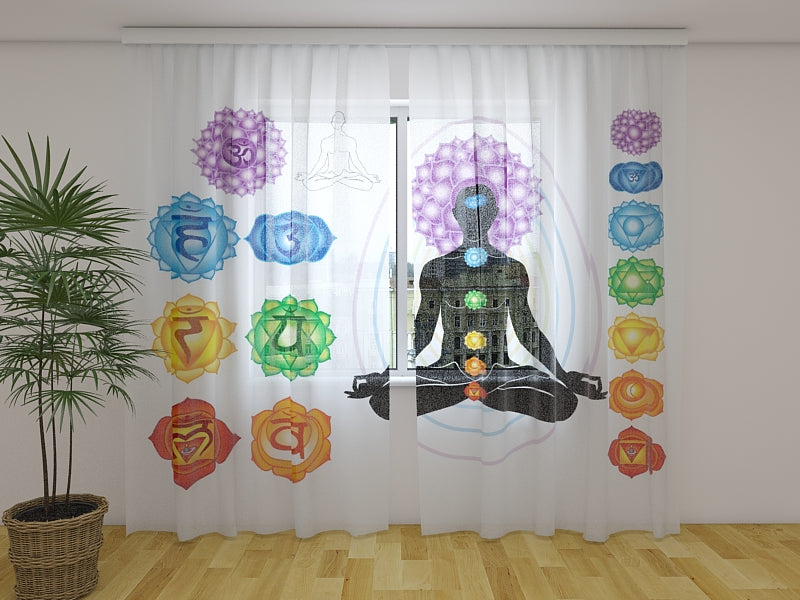 Tende 7 Simboli di Chakra