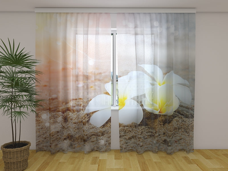 Tende Fiori Tropicali sulla Spiaggia