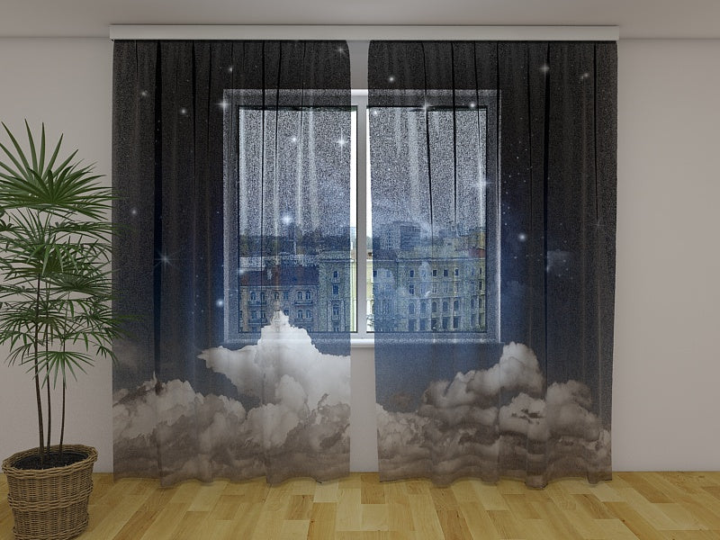 Tende Cielo Notturno Fantastico ad Acquerello