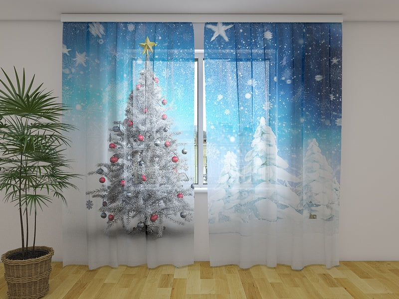 Tende Alberi di Natale Bianchi