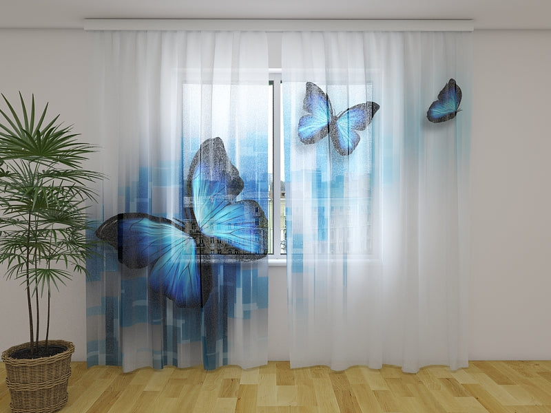 Tende Farfalle Blu