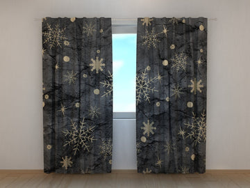 Tende Fiocchi di Neve Dorati