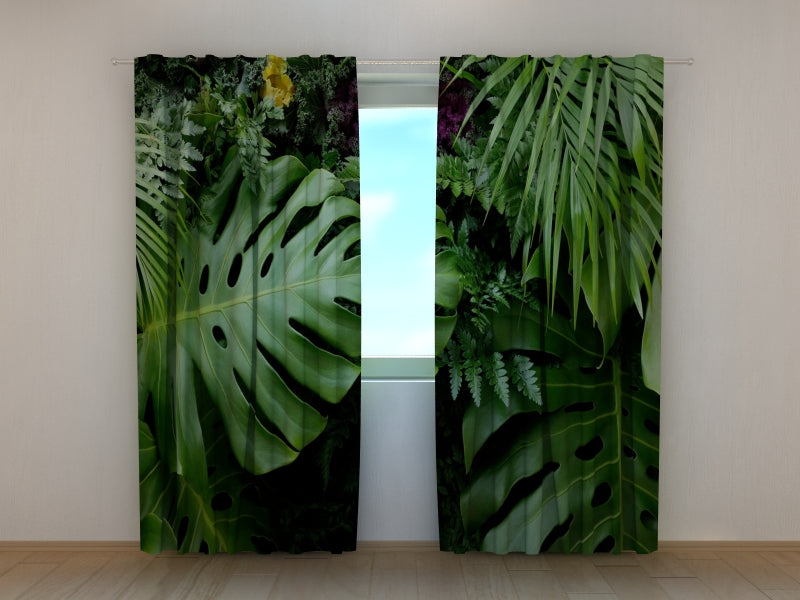 Tende Foglie Tropicali Verdi