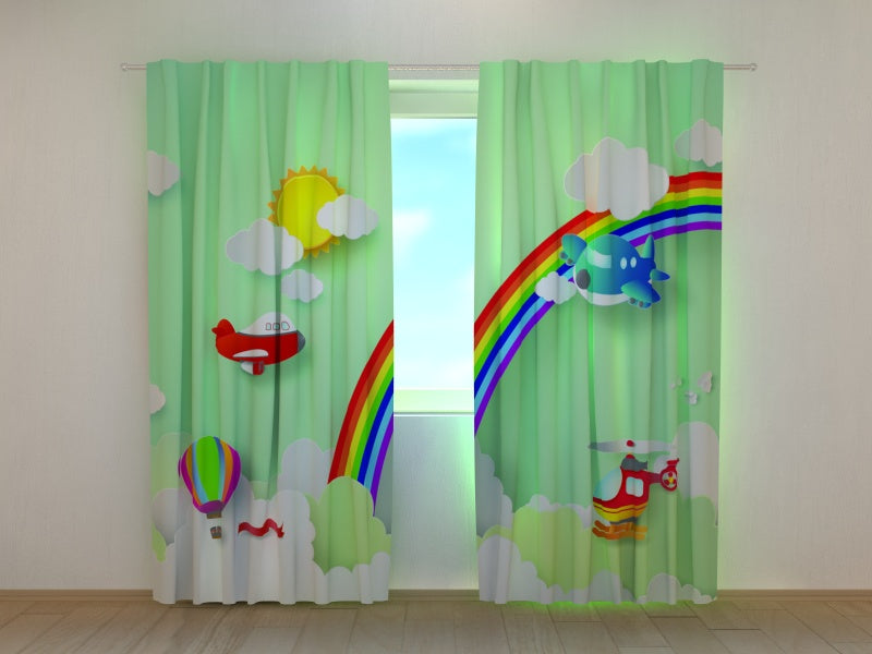 Tende Elicottero con Arcobaleno