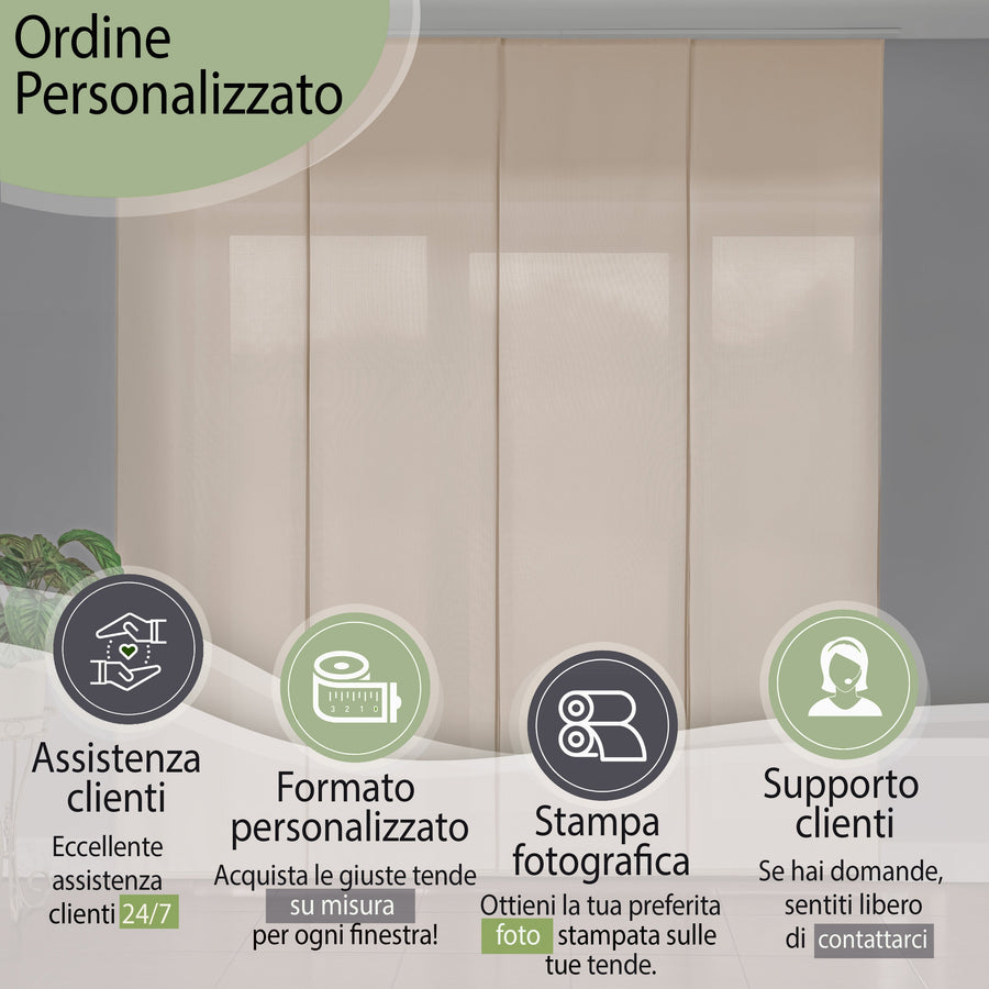 Tenda a Pannello Colore Beige Chiaro Screen