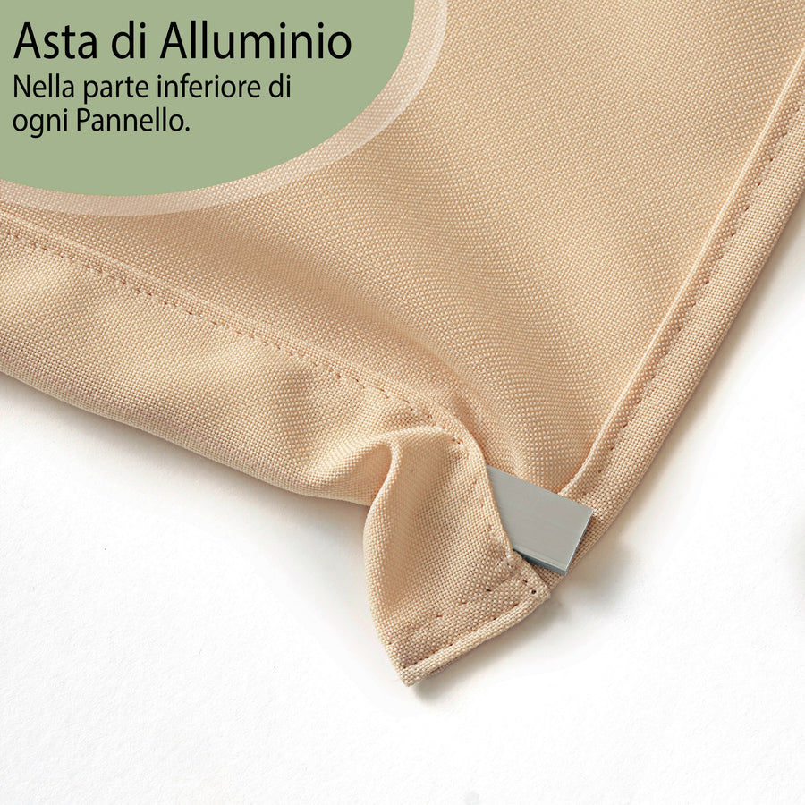 Tenda a Pannello Colore Beige Chiaro Screen