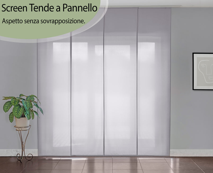 Tenda a Pannello Colore Grigio Chiaro Screen