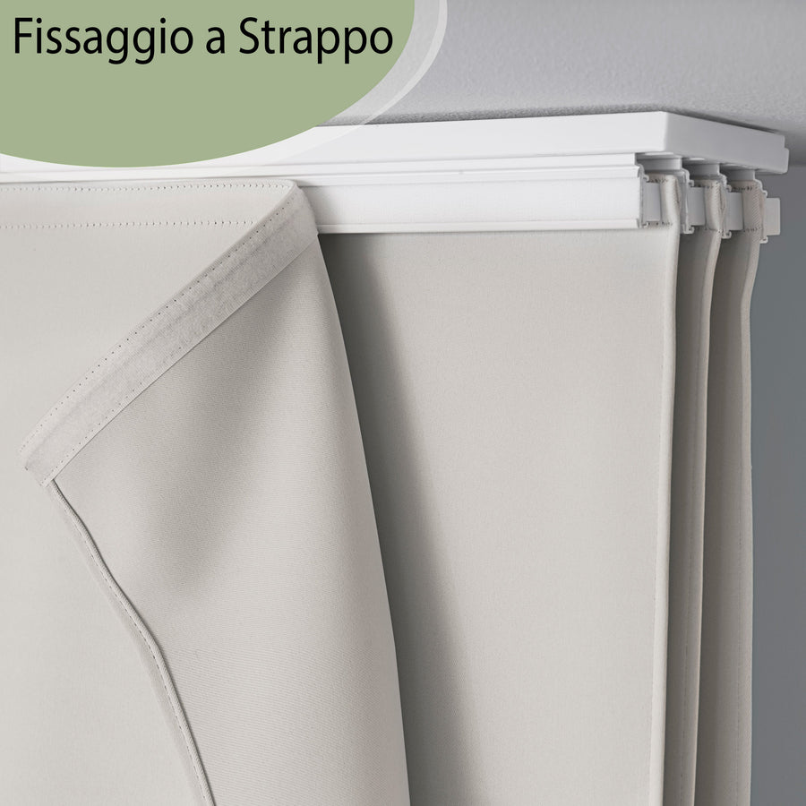 Tenda a Pannello Bianca Blackout