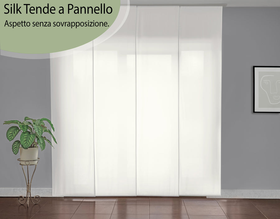 Tenda a Pannello Bianca Silk