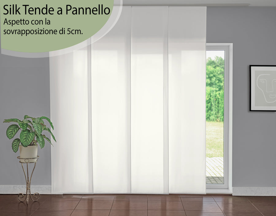 Tenda a Pannello Bianca Silk