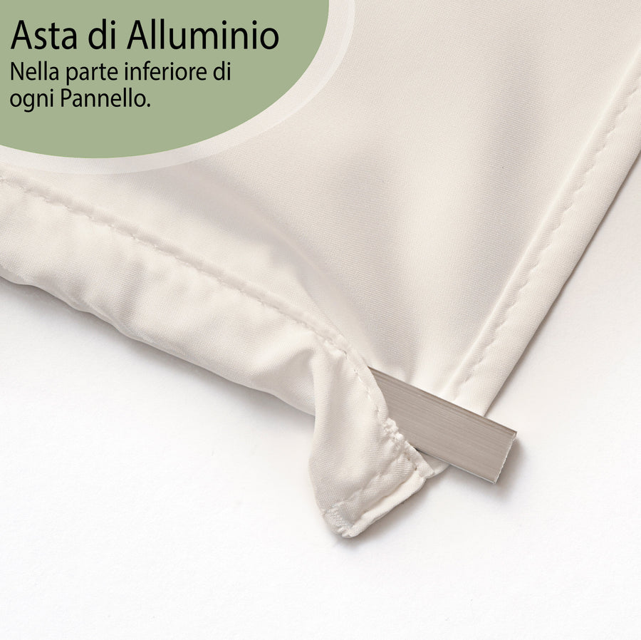 Tenda a Pannello Bianca Silk