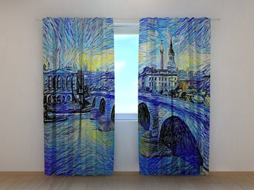 Tende London Bridge stile Van Gogh
