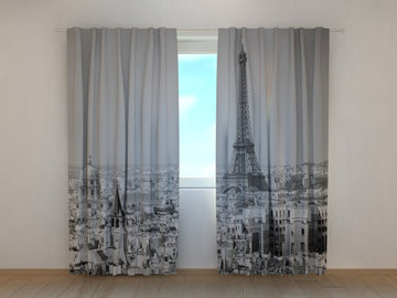 Tende Mattinata a Parigi in Bianco e Nero