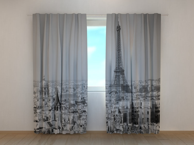 Tende Mattinata a Parigi in Bianco e Nero