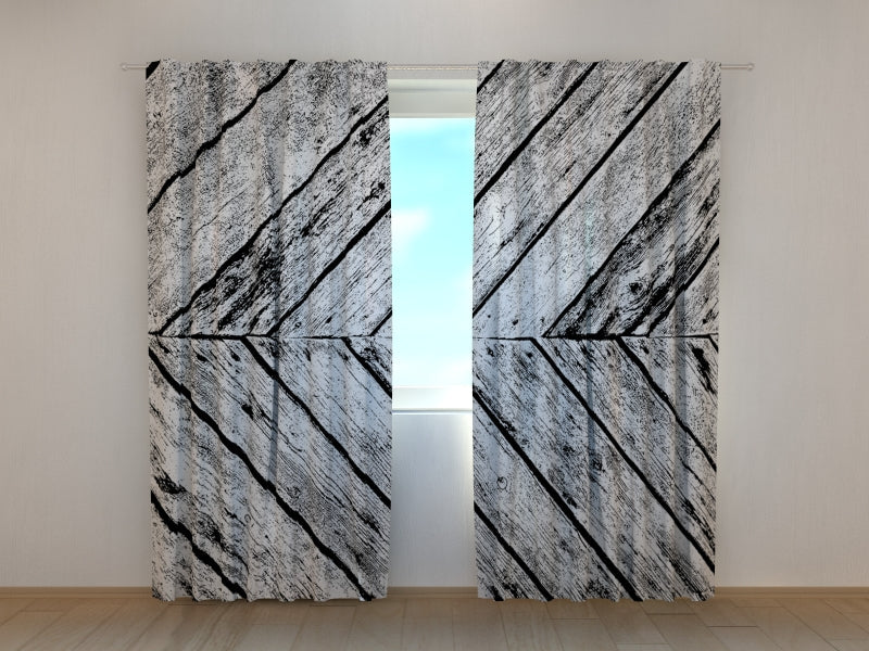 Tende Legno Invecchiato Grigio