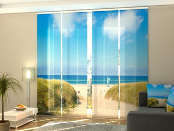 Set di 4 Tende a Pannello Spiaggia dell'Isola di Sylt