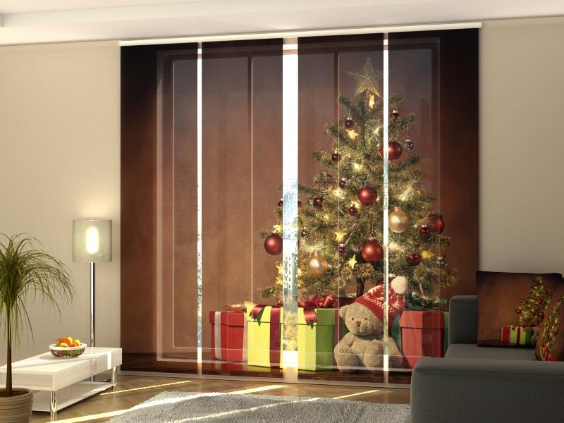Set di 4 Tende a Pannello Sorpresa di Natale 2