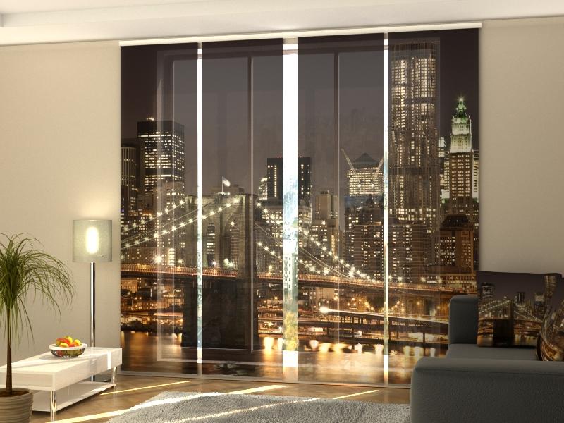Set di 4 Tende a Pannello Ponte di Manhattan 4