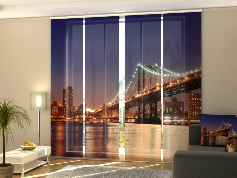 Set di 4 Tende a Pannello Ponte di Manhattan 5