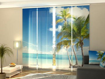 Set di 4 Tende a Pannello Costa Azzurra 2