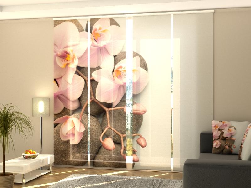 Set di 4 Tende a Pannello Orchidea di Vienna 2
