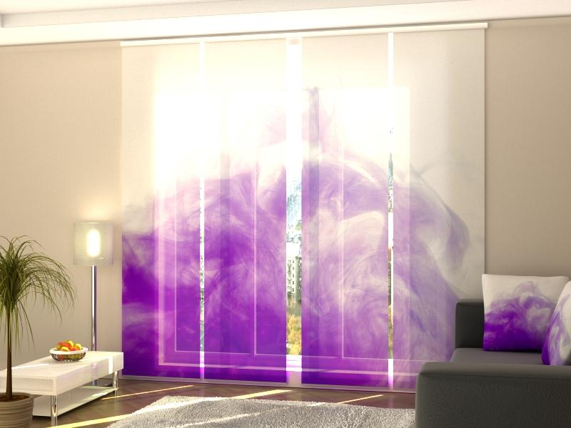 Set di 4 Tende a Pannello Violetta Cloud 2