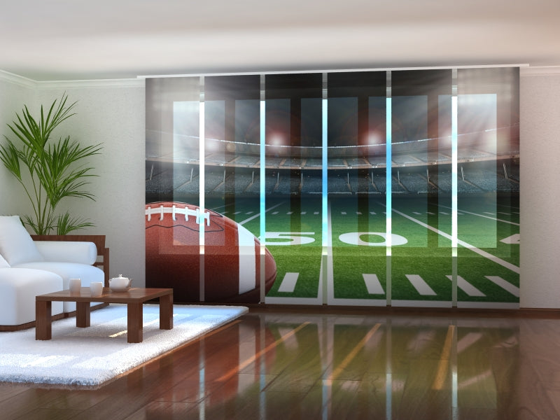 Set di 6 Tende a Pannello Football Americano