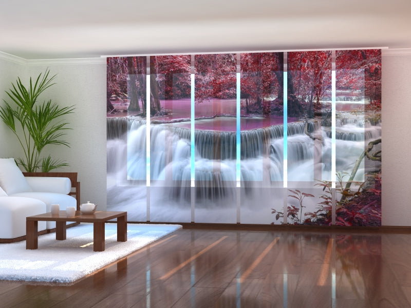 Set di 6 Tende a Pannello Cascata Thailandese