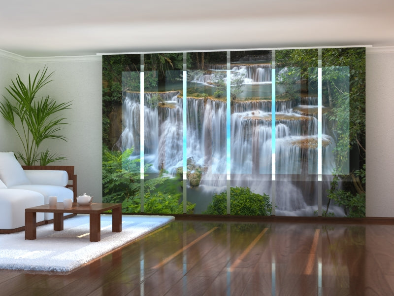 Set di 6 Tende a Pannello Cascata a Kanchaburi