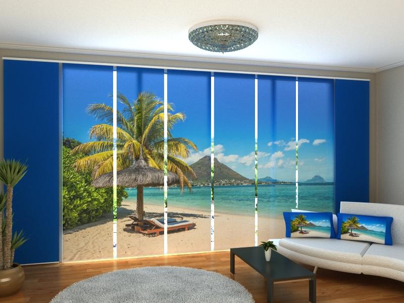 Set di 8 Tende a Pannello Costa Azzurra