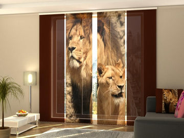 Set di 4 Tende a Pannello Leoni