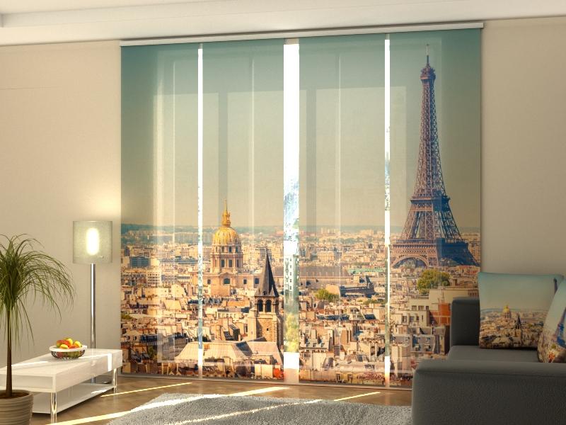 Set di 4 Tende a Pannello Mattinata a Parigi