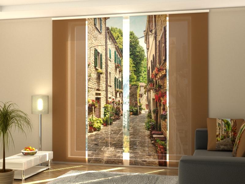Set di 4 Tende a Pannello Strada di Dubrovnik