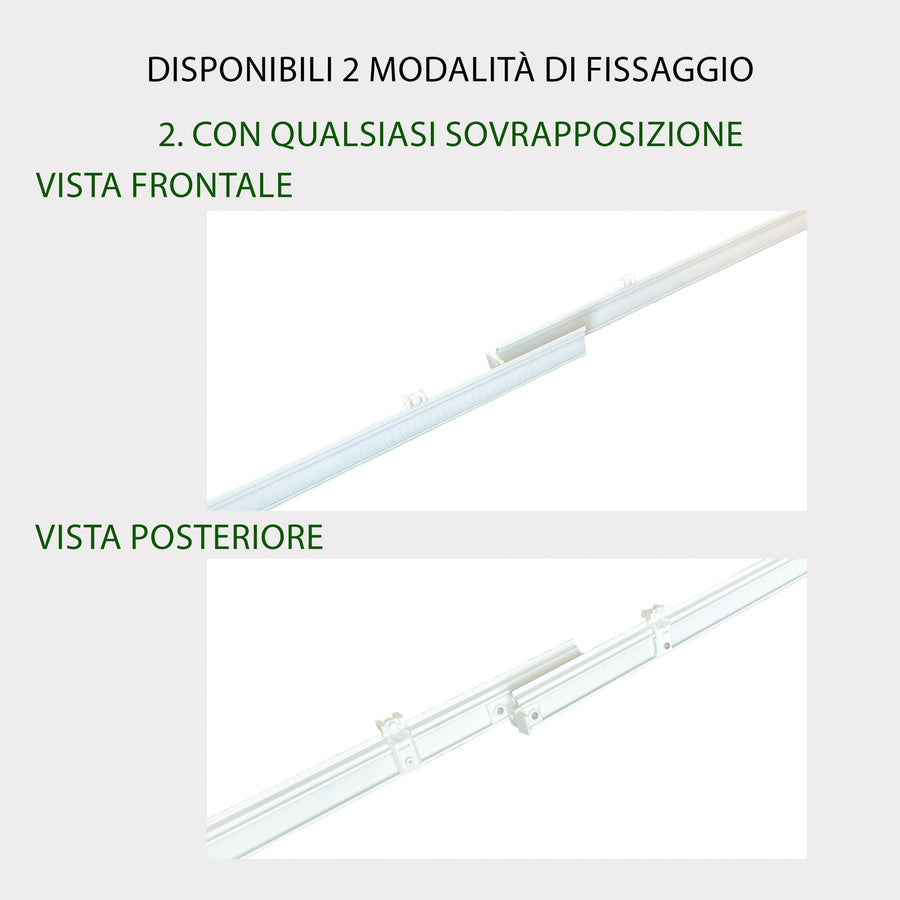 Carrello per Tende a Pannello 140 cm.