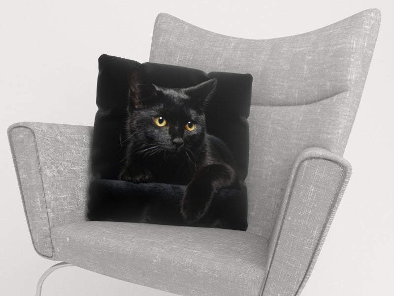 Federa per Cuscini Gatto Nero