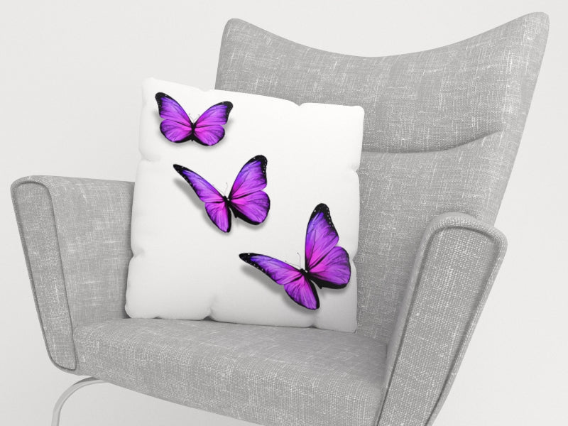 Federa per Cuscini Farfalle Viola