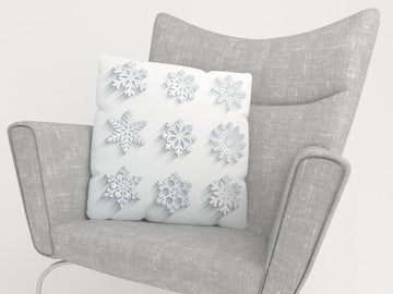 Federe per Cuscini Fiocchi di Neve 2