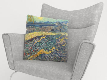 Federe per Cuscini Campo con Aratore e Mulino Vincent Van Gogh