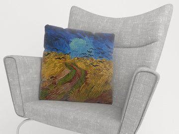 Federe per Cuscini Campo di Grano con Volo di Corvi Vincent Van Gogh