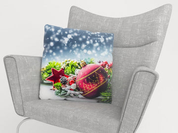 Federe per Cuscini Decorazioni Natalizie con Neve