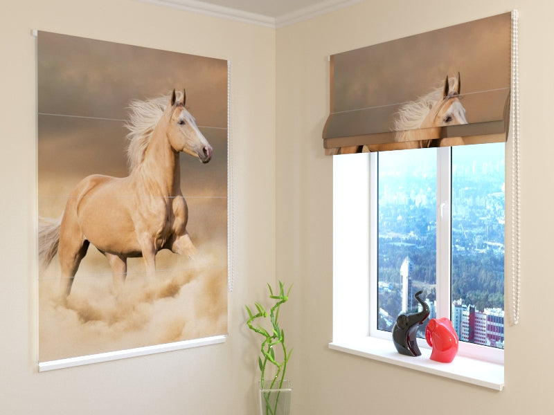 Tenda a Pacchetto Bellissimo Cavallo Palomino Chiaro