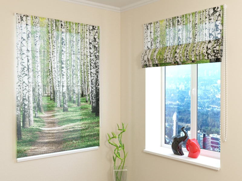 Tenda a Pacchetto Foresta di Betulle